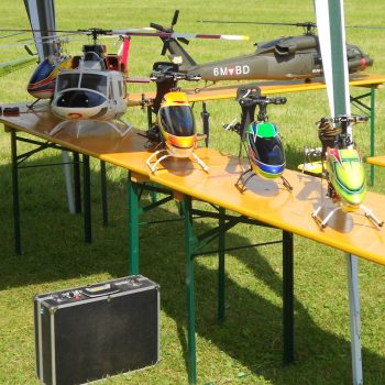 Ausstellung Modellhubschrauber